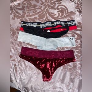 VS Pink thongs